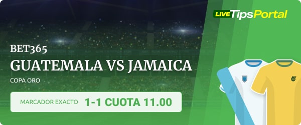 guatemala vs jamaica marcador exacto