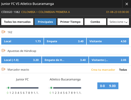 junior vs bucaramanga pronostico