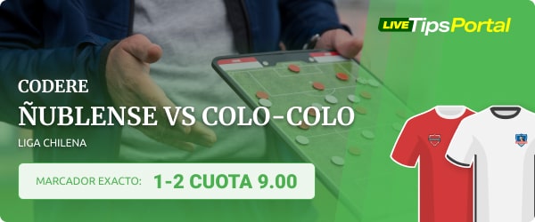 nublense vs colo colo marcador exacto