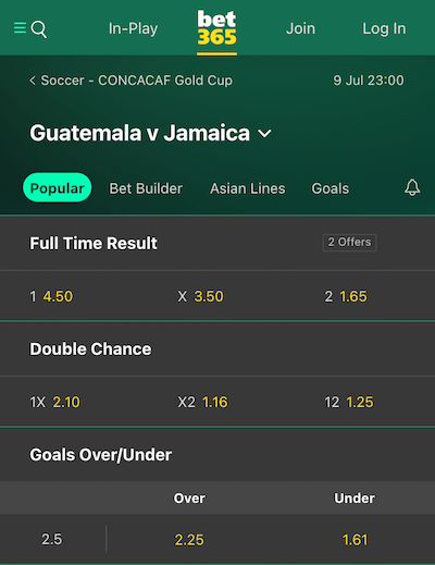 pronostico guatemala vs jamaica