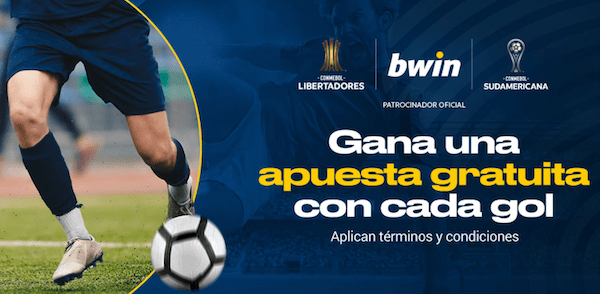 apuesta gratis por cada gol que se marque en la libertadores y copa sudamericana