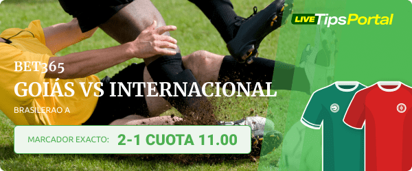 goias vs internacional marcador exacto