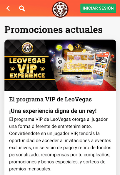 leovegas app para android