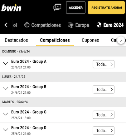 apuestas deportivas eurocopa en bwin