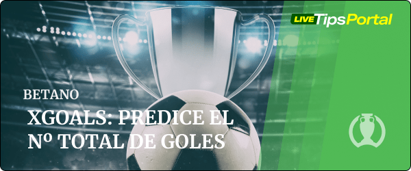 xGoals de Betano: Estadística de goles en vivo