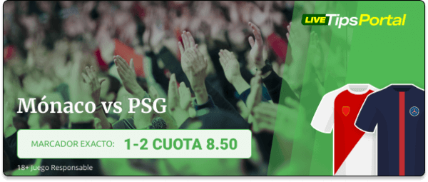 monaco vs psg: pronostico al marcador exacto 18-12.