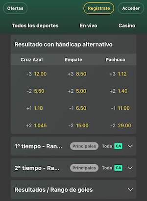 pronostico cruz azul vs pachuca