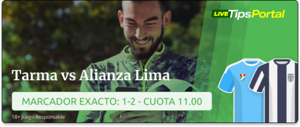 tarma vs alianza lima: pronostico al marcador exacto.
