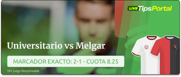 universitario vs melgar: pronostico al marcador exacto.