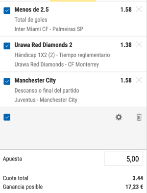apuesta combinada de bwin.