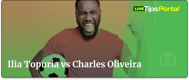 ilia topuria vs charles oliveira: pronostico