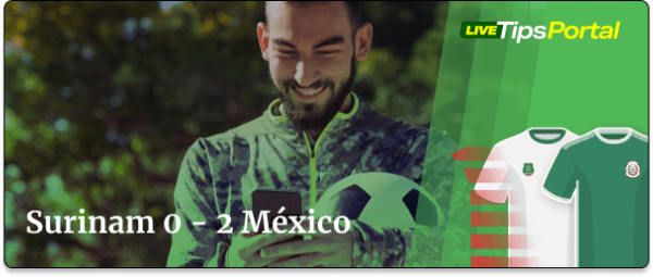 surinam vs mexico: pronostico al marcador exacto.