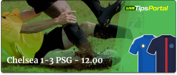 chelsea vs psg: pronostico al marcador exacto.