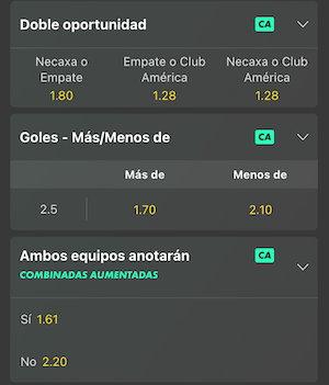 pronostico necaxa vs america