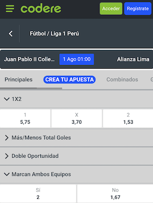 pronostico juan pablo ii college vs alianza lima