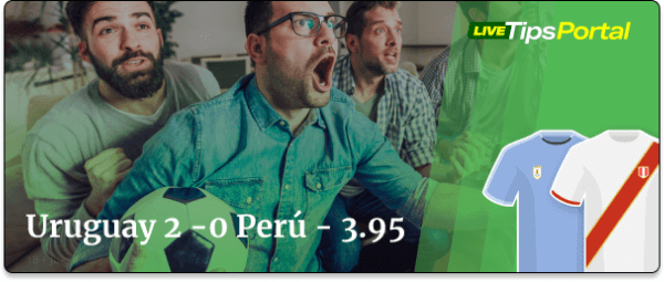 uruguay vs peru (f): pronostico al marcador exacto.
