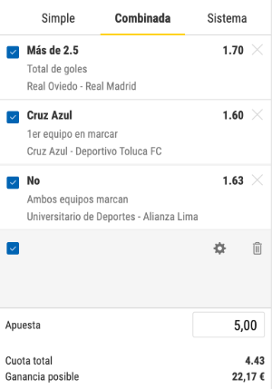 apuesta combinada de bwin.