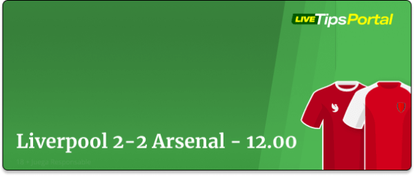 liverpool vs arsenal: pronostico al marcador exacto.