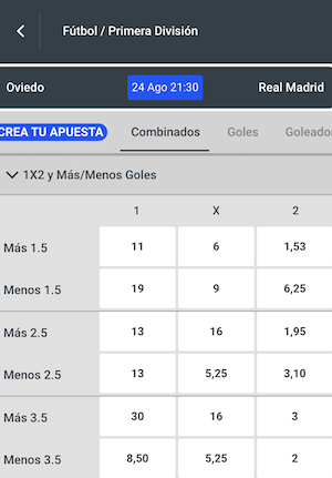 pronostico y apuestas oviedo vs real madrid