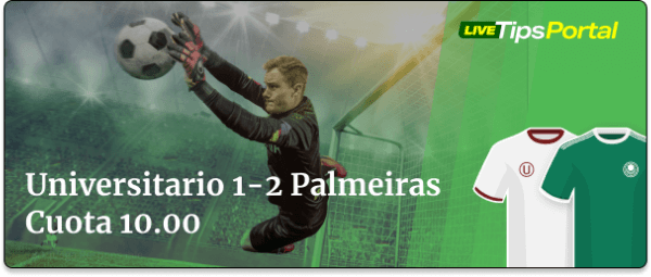 universitario vs palmeiras: pronostico al marcador exacto.