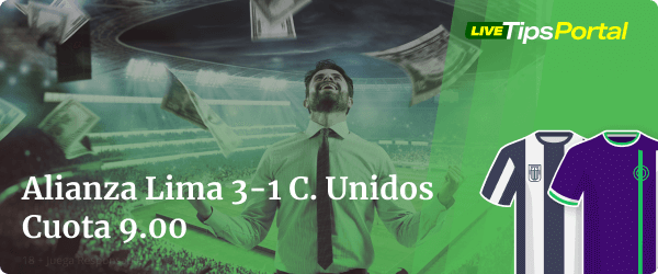 alianza lima vs comerciantes unidos: pronostico al marcador exacto.