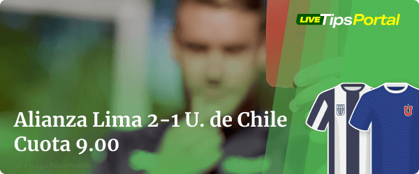 alianza lima vs universidad de chile: pronostico al marcador exacto.