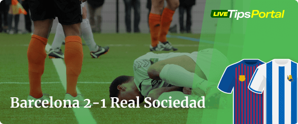 barcelona vs real sociedad: pronostico al marcador exacto.