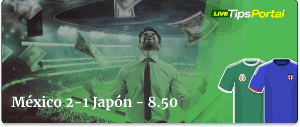 mexico vs japon: pronostico al marcador exacto.