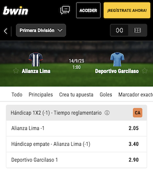 pronostico y apuestas alianza lima vs garcilaso