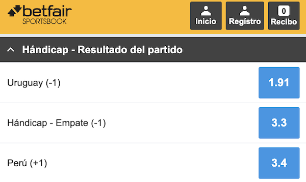 pronostico y apuestas uruguay vs peru