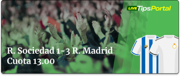 real sociedad vs real madrid: pronostico al marcador exacto.