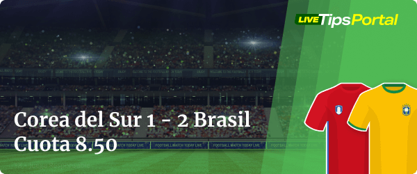 corea del sur vs brasil: pronostico al marcador exacto.
