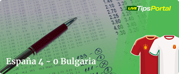 españa vs bulgaria: pronostico al marcador exacto.