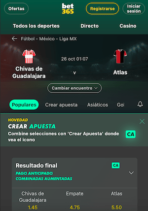 pronostico y apuestas chivas vs atlas