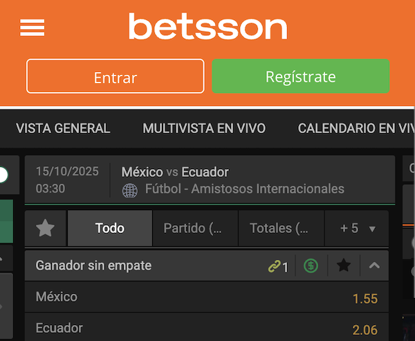 pronostico y apuestas mexico vs ecuador