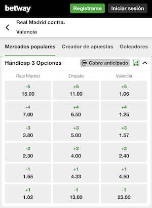 pronostico y apuestas real madrid vs valencia