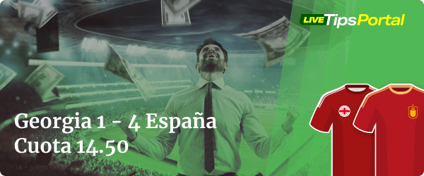 apuestas al marcador exacto de georgia vs españa.