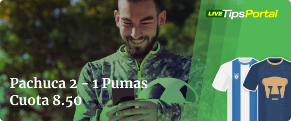 apuestas al marcador exacto de pumas contra pachuca.