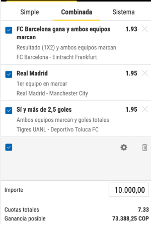 apuesta combinada de bwin.