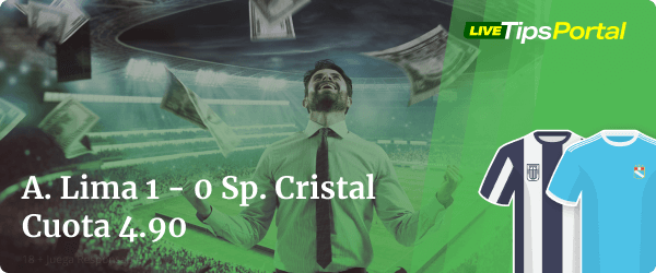 apuestas alianza lima vs sporting cristal marcador exacto.