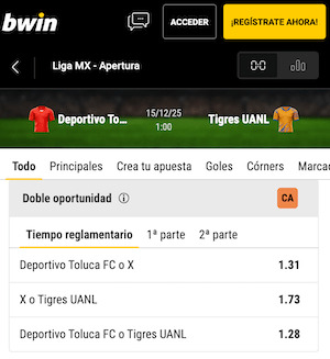pronostico y apuestas toluca vs tigres