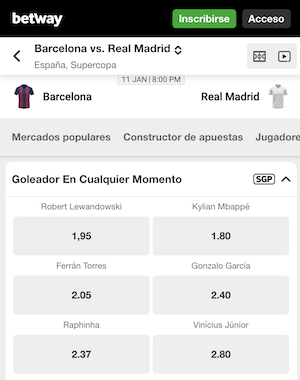 pronostico y apuestas barcelona vs real madrid