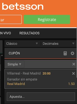 pronostico y apuestas villarreal vs real madrid