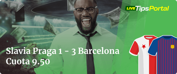 slavia praga vs barcelona: apuestas al marcador exacto.
