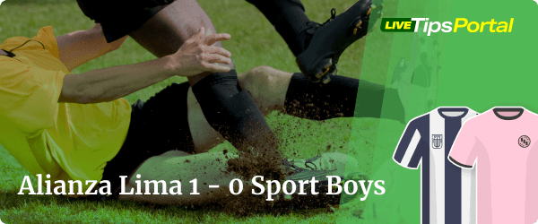 marcador exacto alianza lima vs sport boys