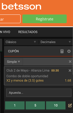 pronostico y apuestas 2 de mayo vs alianza lima