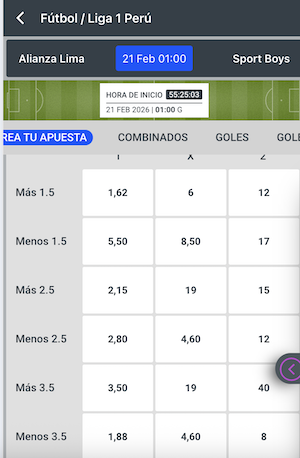 pronostico y apuestas alianza lima vs sport boys