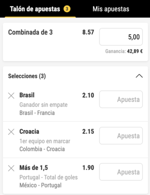 apuesta combinada de bwin.
