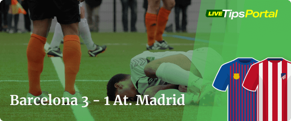 barcelona vs atletico de madrid: apuestas marcador exacto.