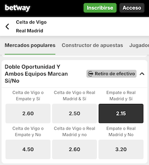 pronostico y apuestas celta vs real madrid